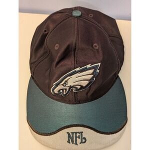 NFL Philadelphia Eagles Baseball Cap Hat Brown Green‎ Team Logo GO BIRDS